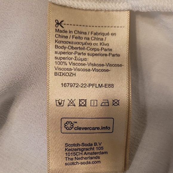 Scotch & Soda White Mini Dress - Picture 6 of 6